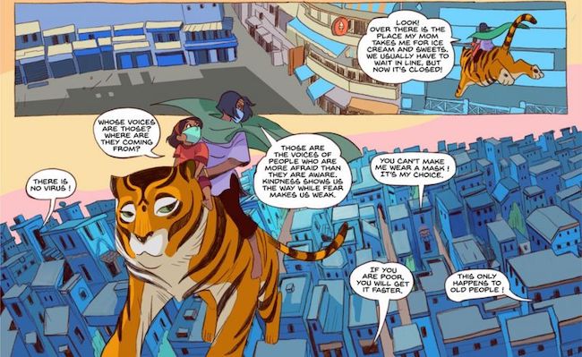 Video & free eBook | India's first female comic book superhero challenges  misleading information: “Masked Indian comic superhero fights Covid-19  fear” | Tribal Cultural Heritage in India